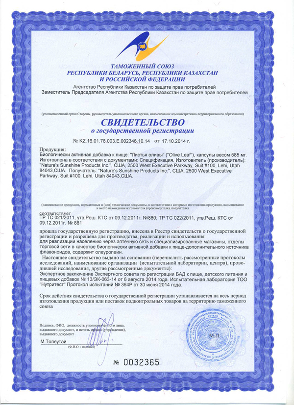 Листья оливы